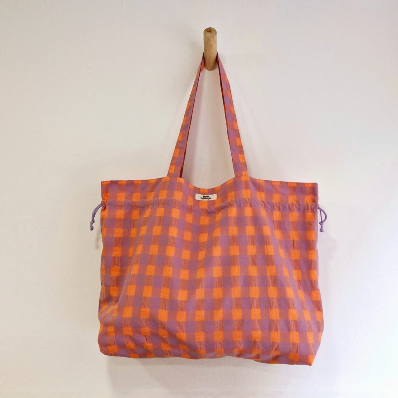 Bolsa Bombonera Coral y Lila