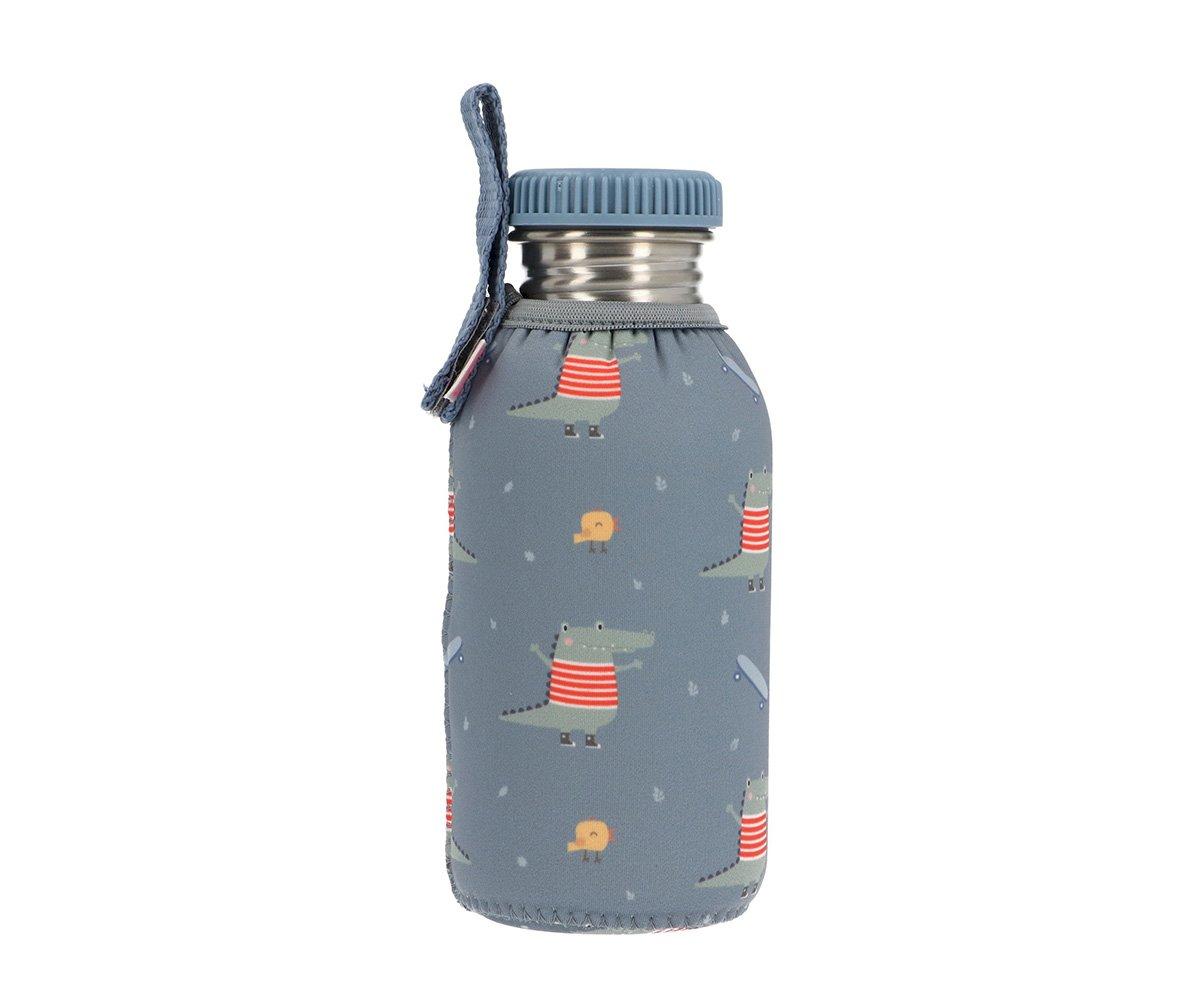 Botella de acero con funda Croc 500 ml.