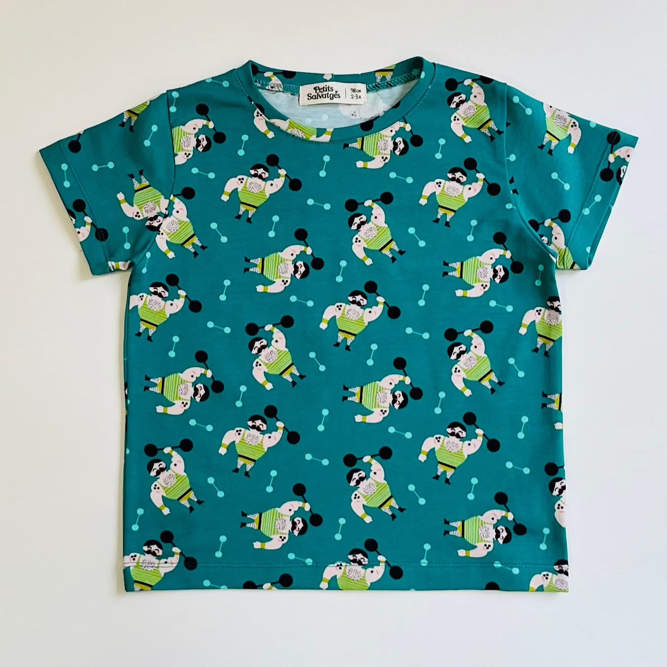 Camiseta forzudos del circo