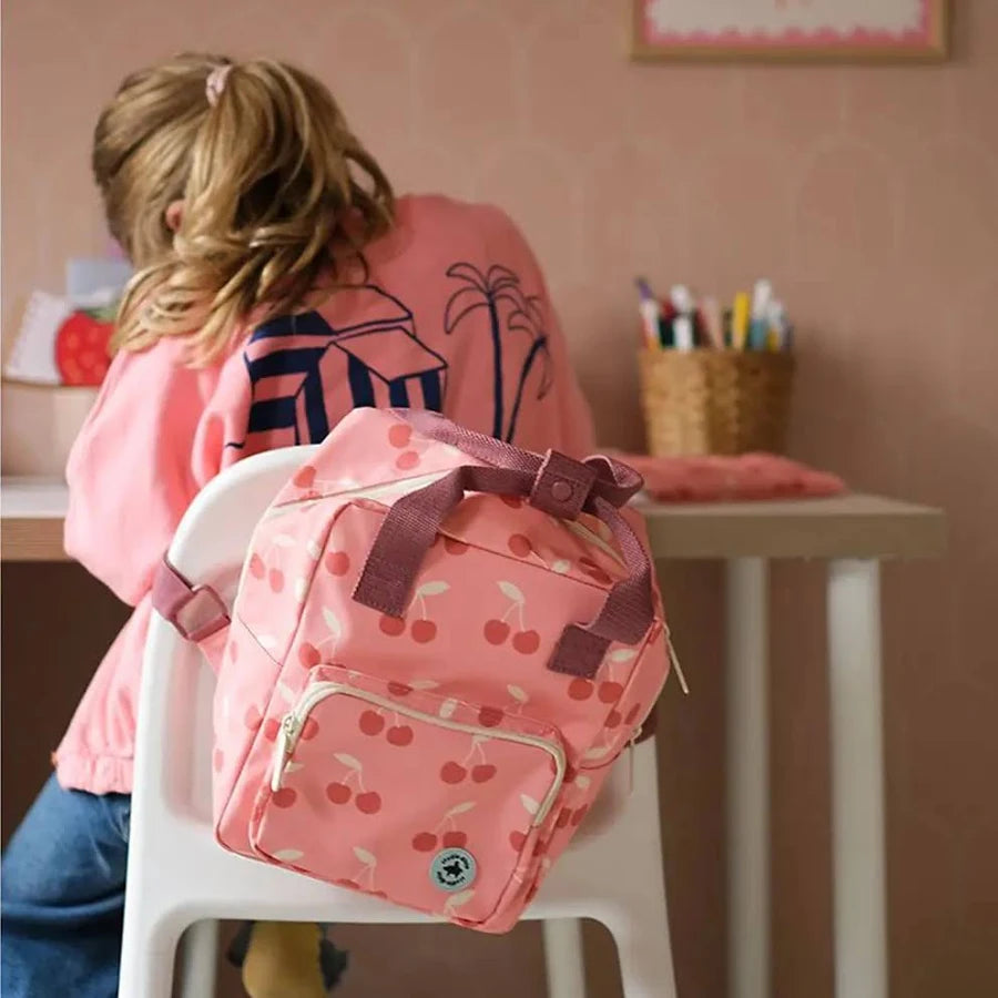 Mochila pequeña Cherries Pink