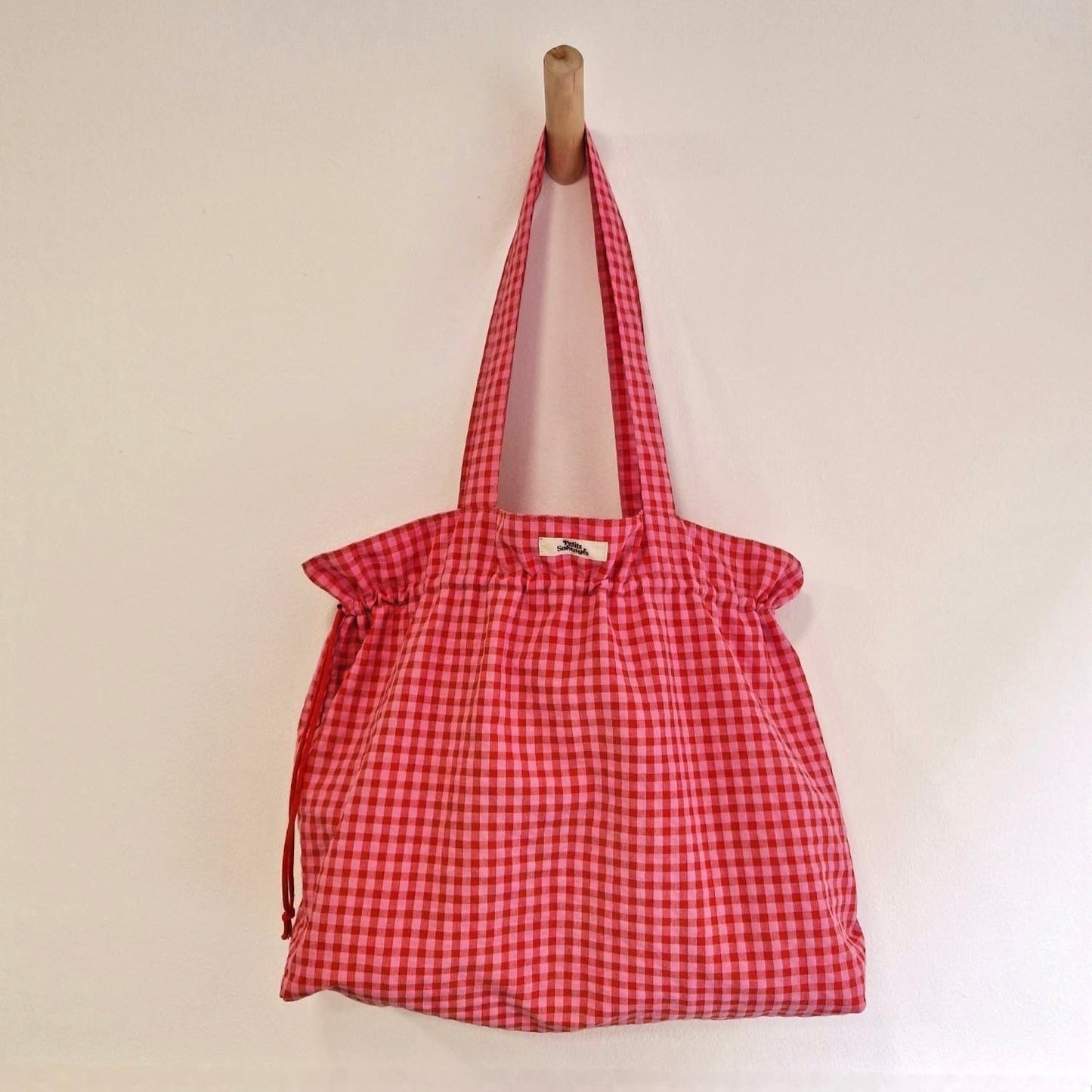 Bolsa Bombonera Rosa y Rojo