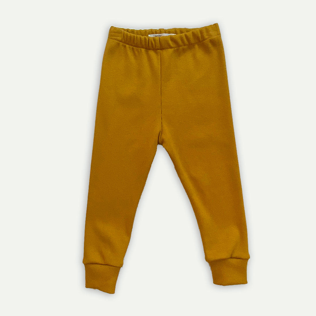 Pantalón algodón mostaza