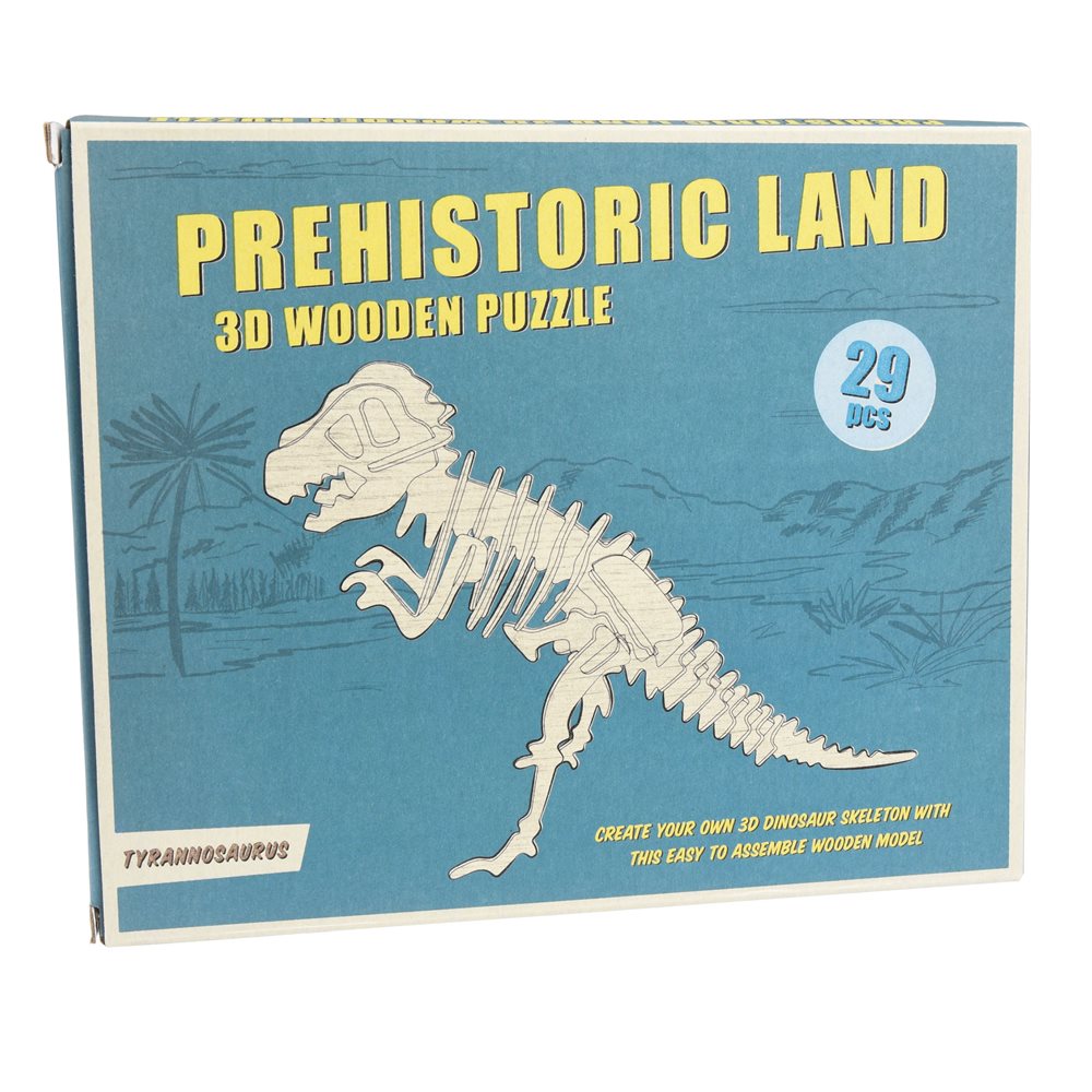 Prehistoric Land puzzle de madera 3D