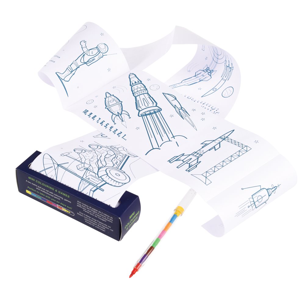 Mini coloreable Space Age
