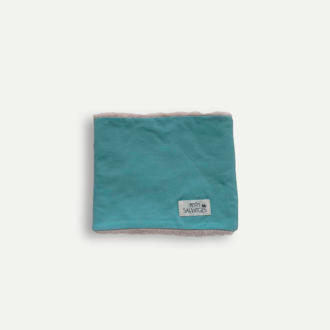 Coll infantil llis color aiguamarina