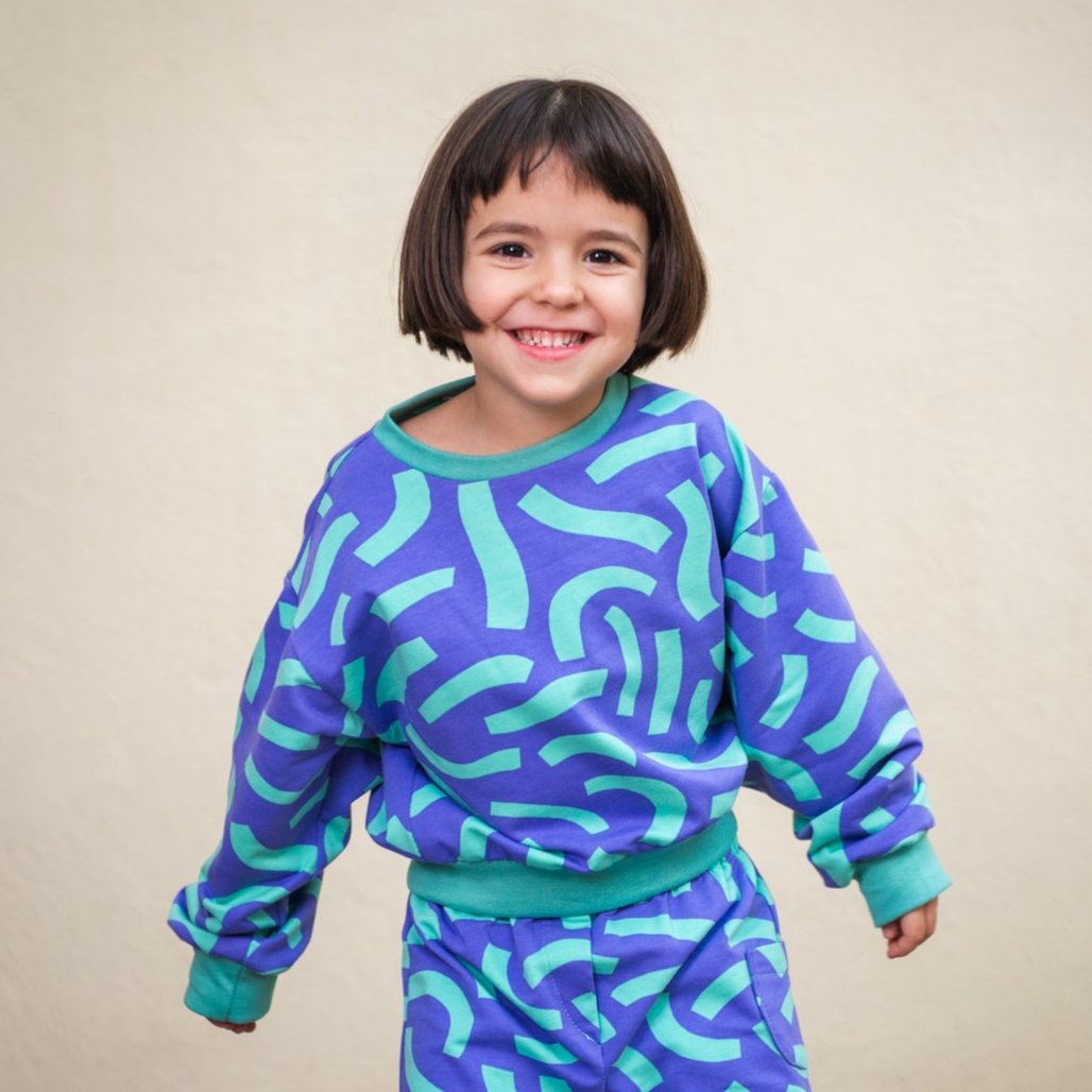 Tricolor children's sweatshirt MTR