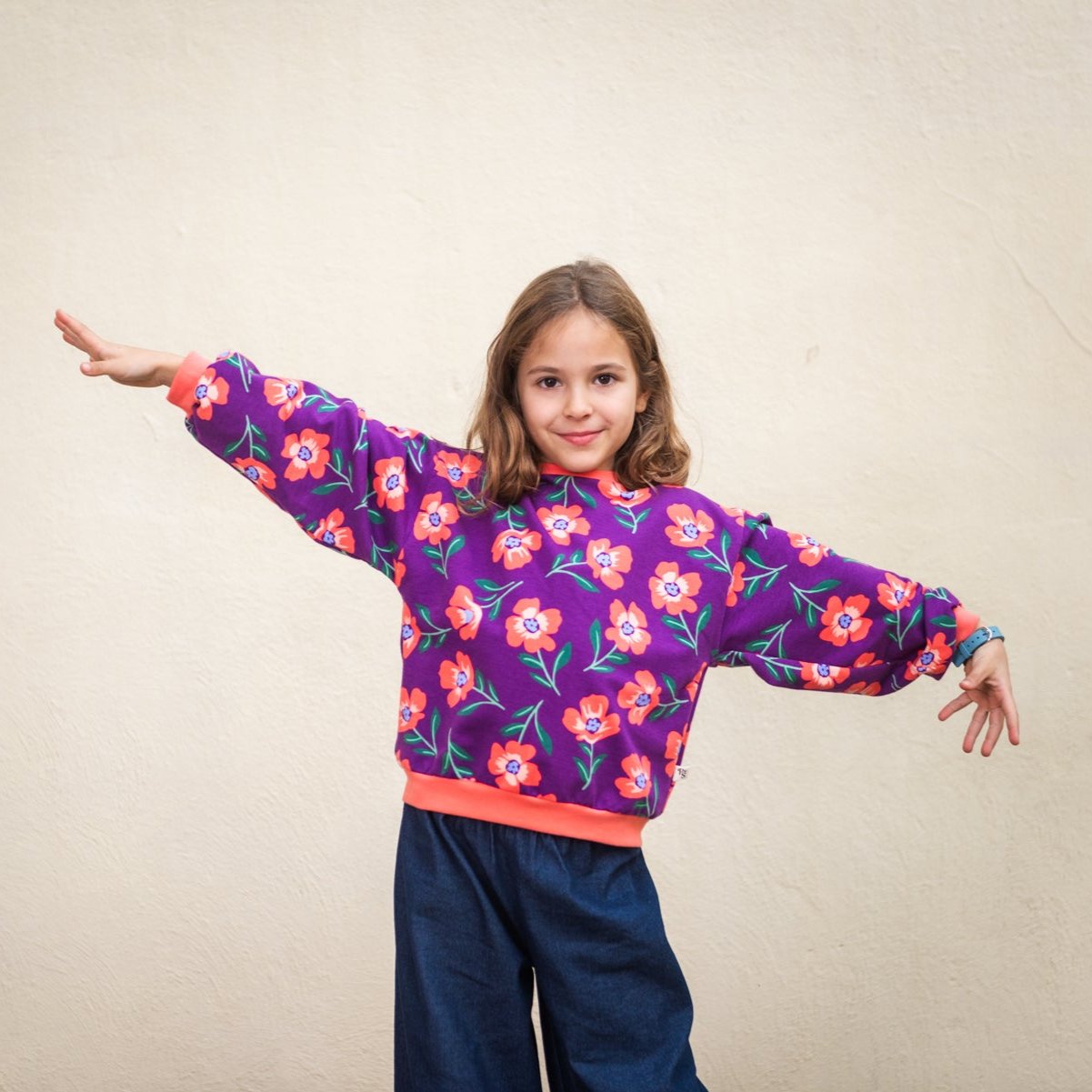 Tricolor children's sweatshirt MTR