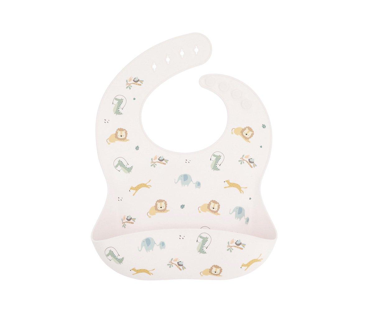 Origami silicone bib