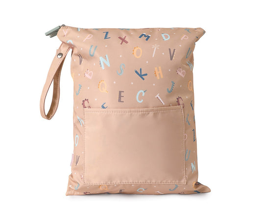 Bolsa impermeable grande Funny Letters