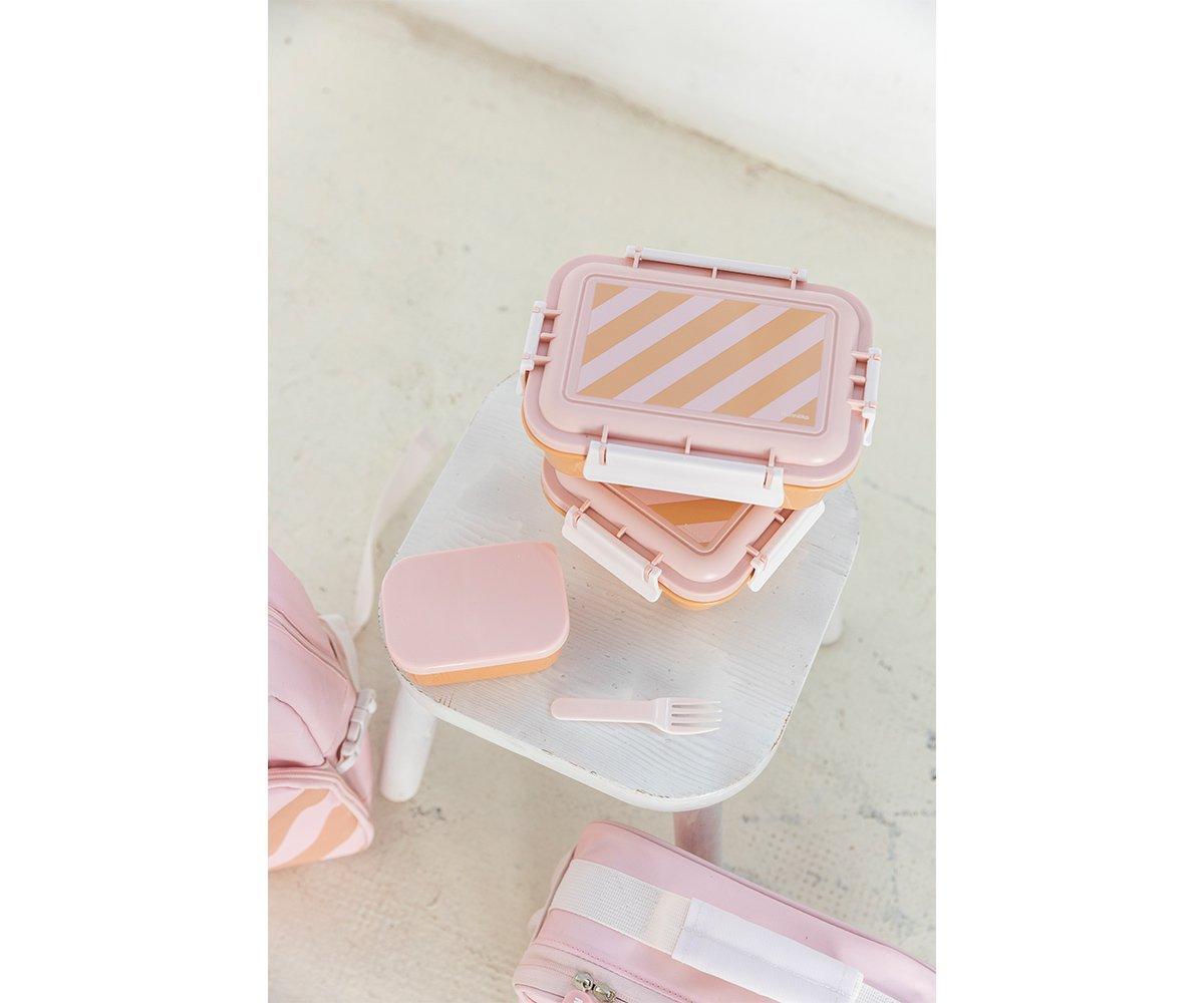 Fiambrera bento Big Stripes Pink