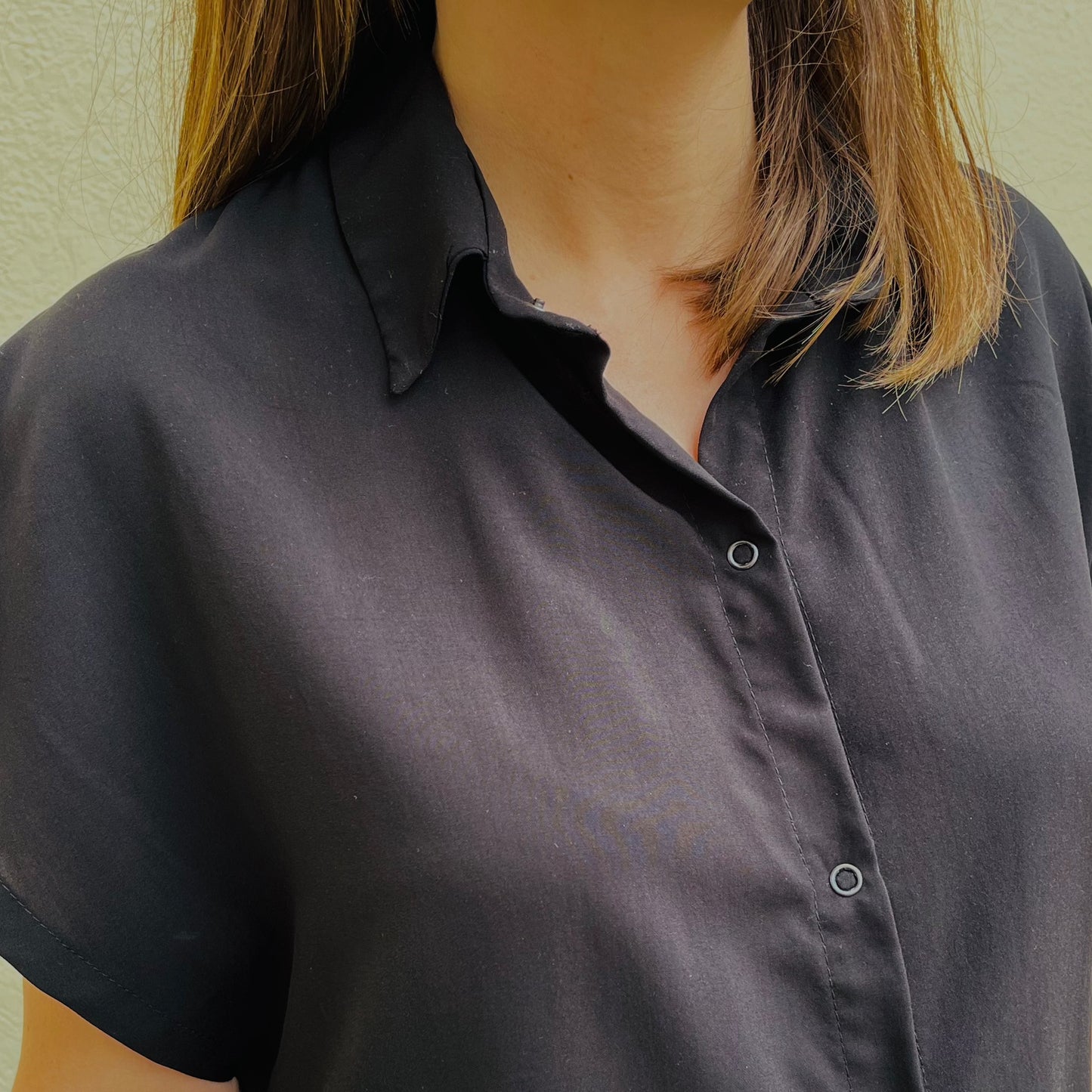 Camisa Viscosa negra