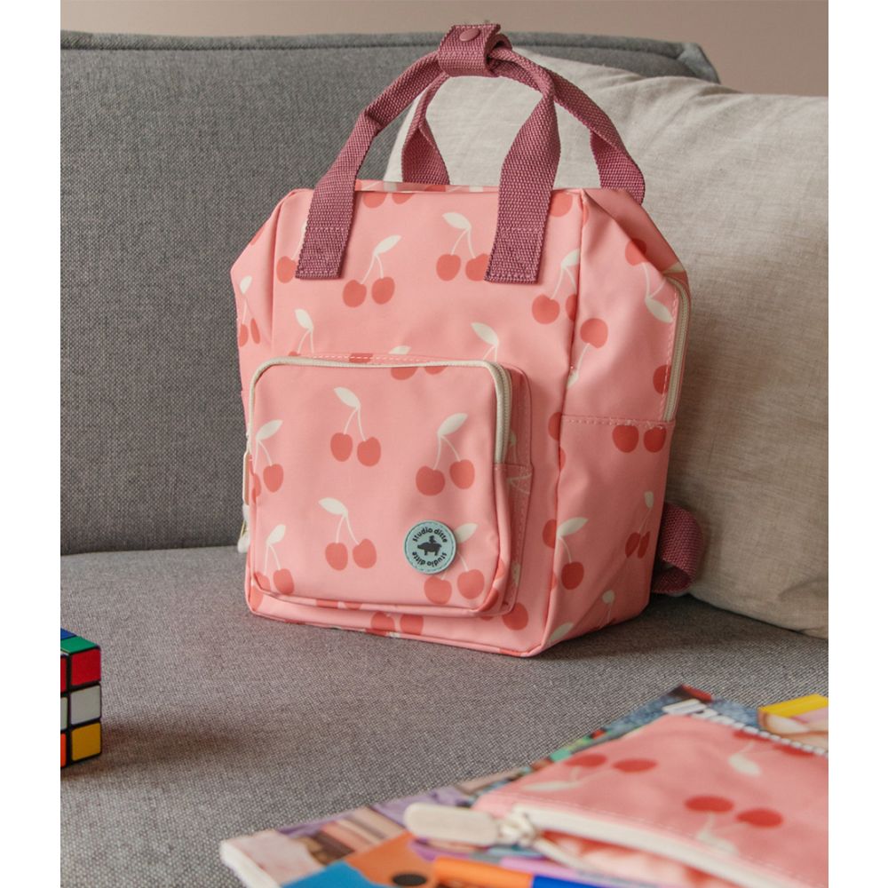Mochila pequeña Cherries Pink