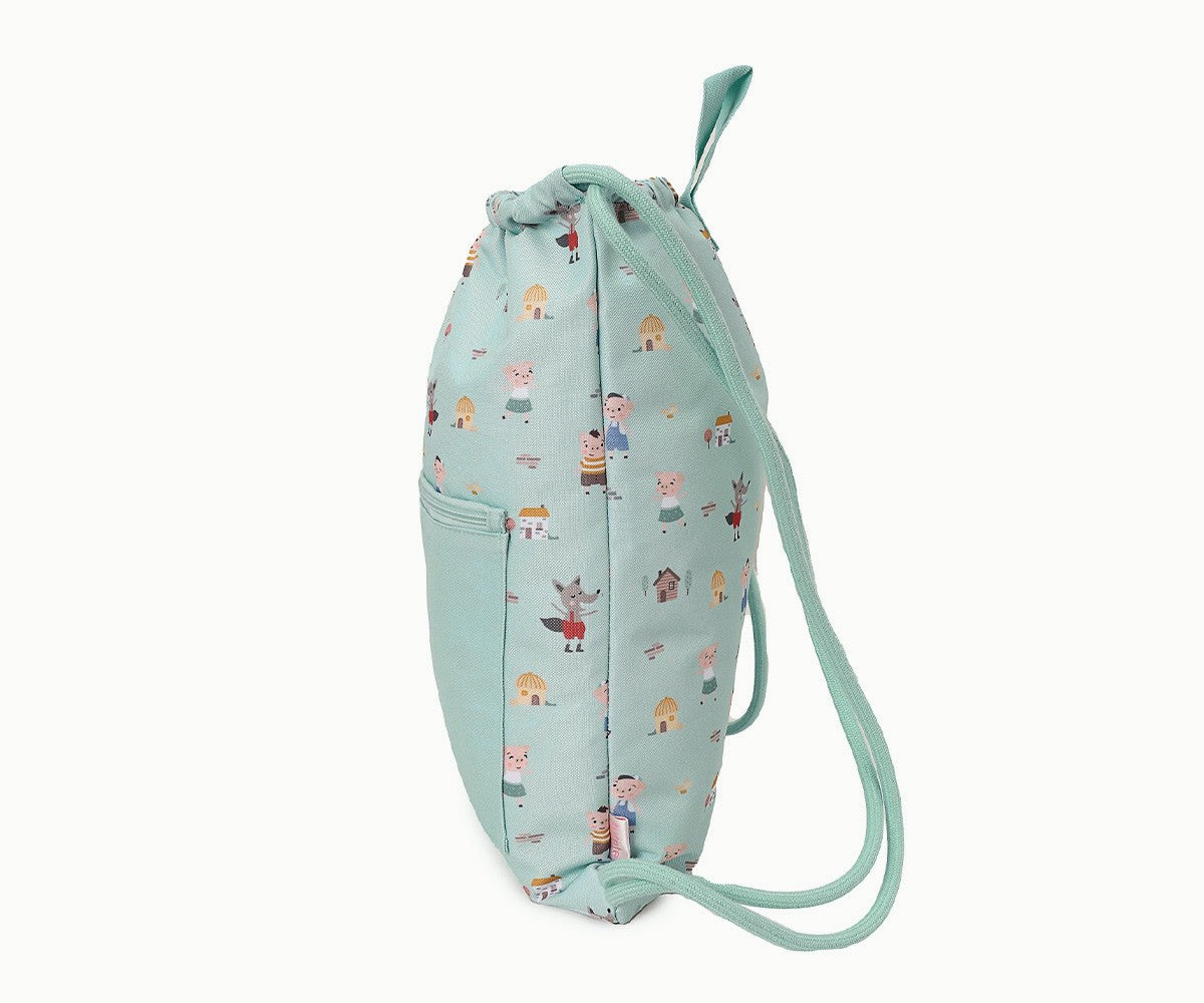 Mochila saco impermeable The Three Little Pigs