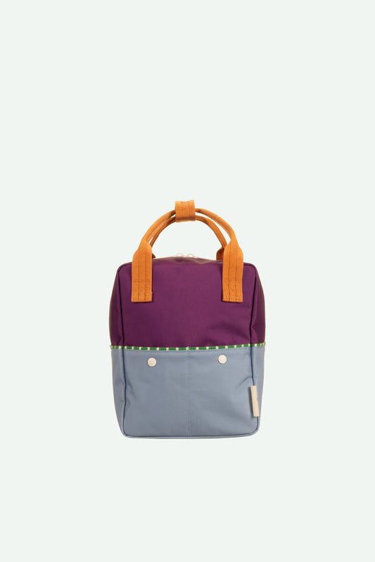 Mochila pequeña colourblocking purple tights