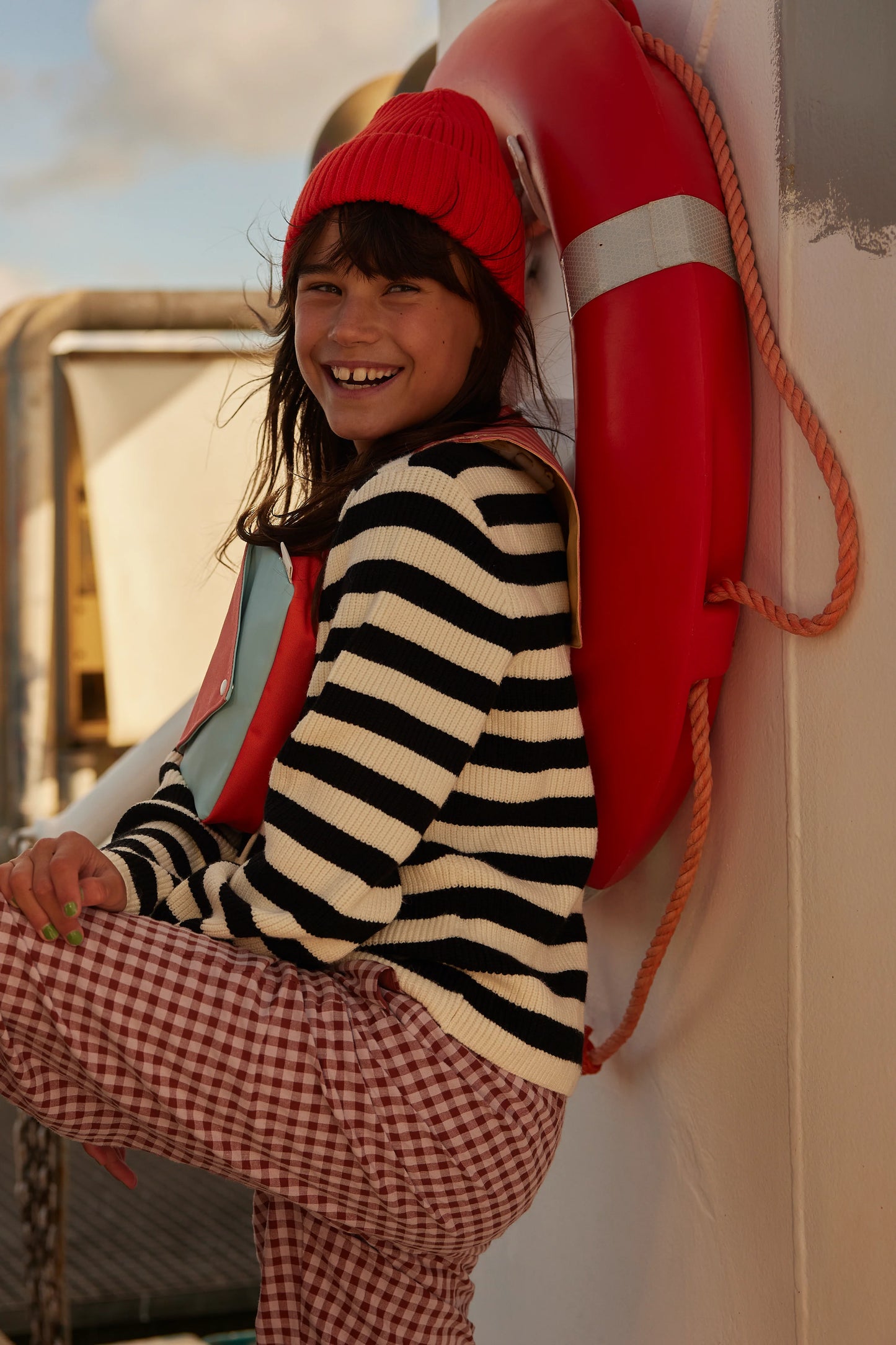 Riñonera infantil tipo sobre zissou blue