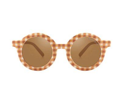 Gafas de sol infantil Polarizadas Original Round Sienna Gingham (18m-10 años)