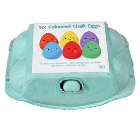 chalk eggs