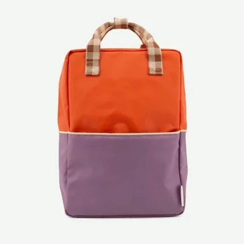 Orange + lilac + brown Sticky Lemon backpack