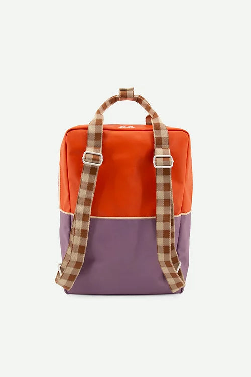 Orange + lilac + brown Sticky Lemon backpack