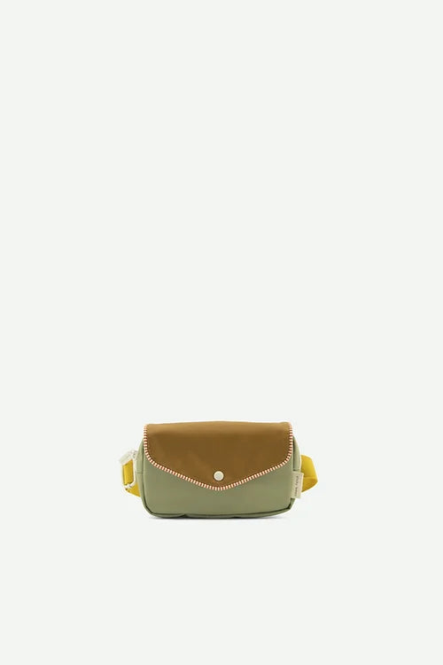 Green/khaki Sticky Lemon belt bag