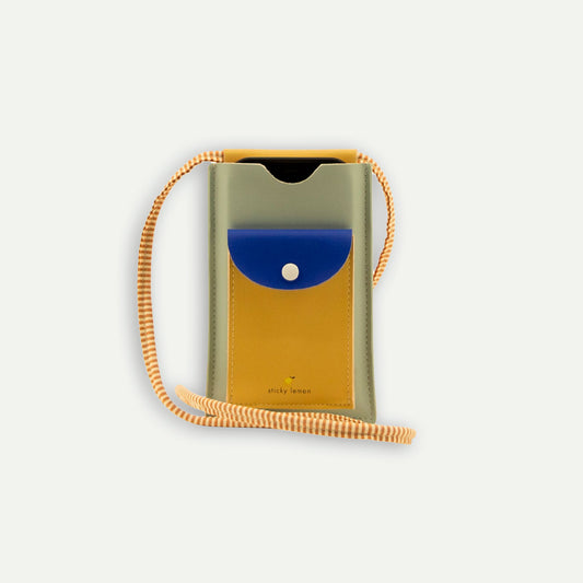 Blue Sticky Lemon mobile phone bag