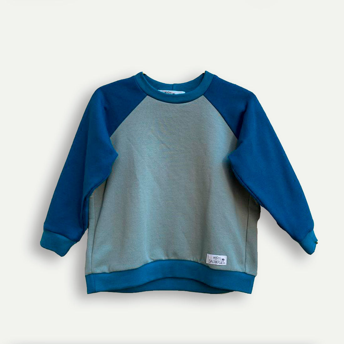 Two-tone children's sweatshirt